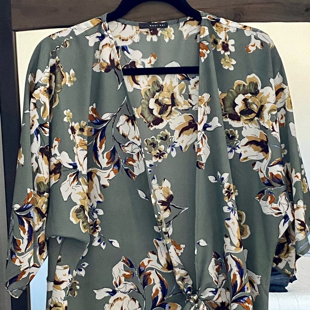 West Kei Open Front Blouse